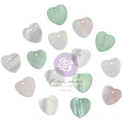 Prima Marketing Magic Love Charms - Pearl Hearts